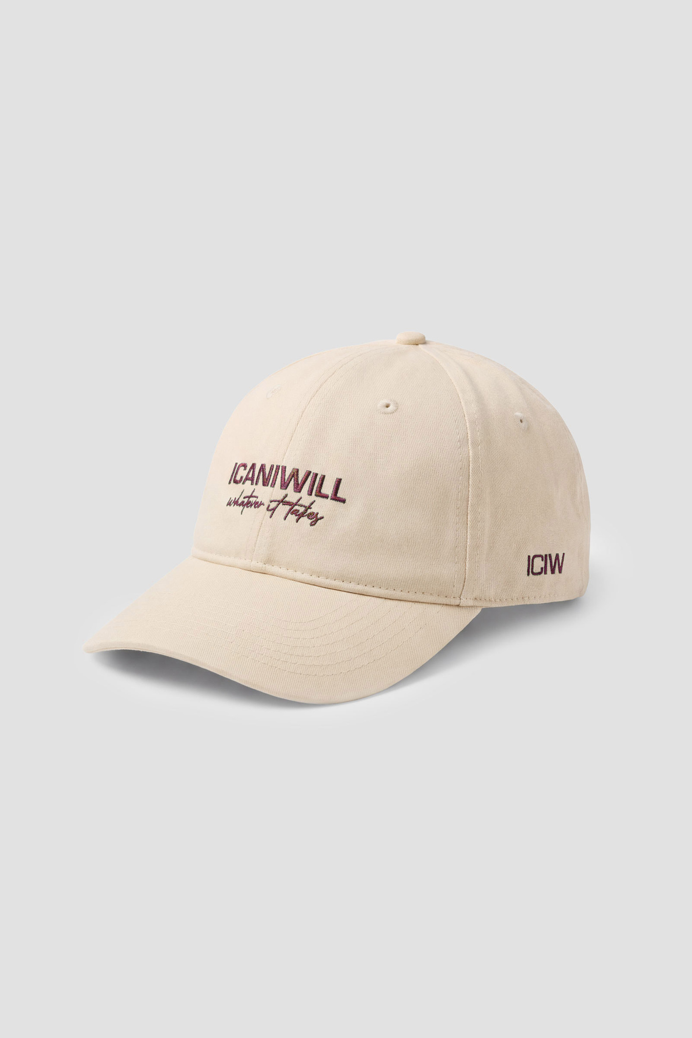 ICIW Baseball Cap Soft Crown Cream - kuva 1