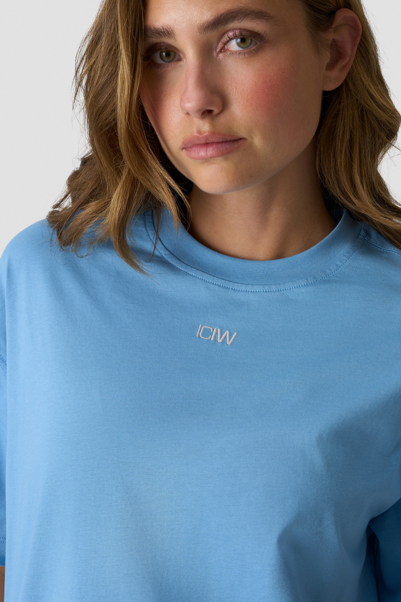 Everyday Oversized Tee Dove Blue - afbeelding 4