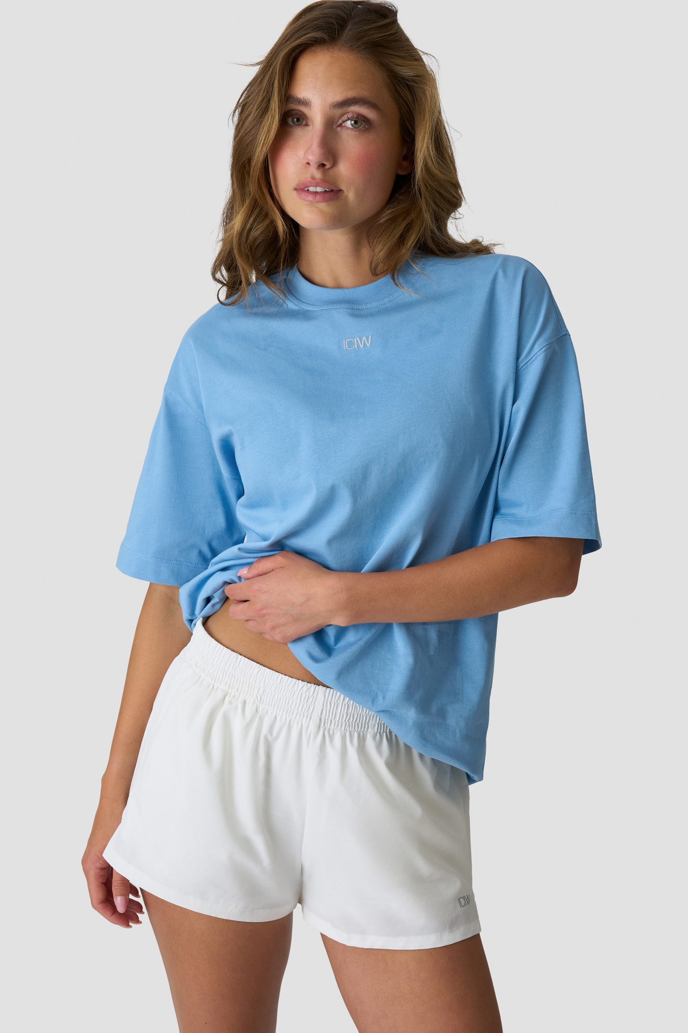 Everyday Oversized Tee Dove Blue - afbeelding 1