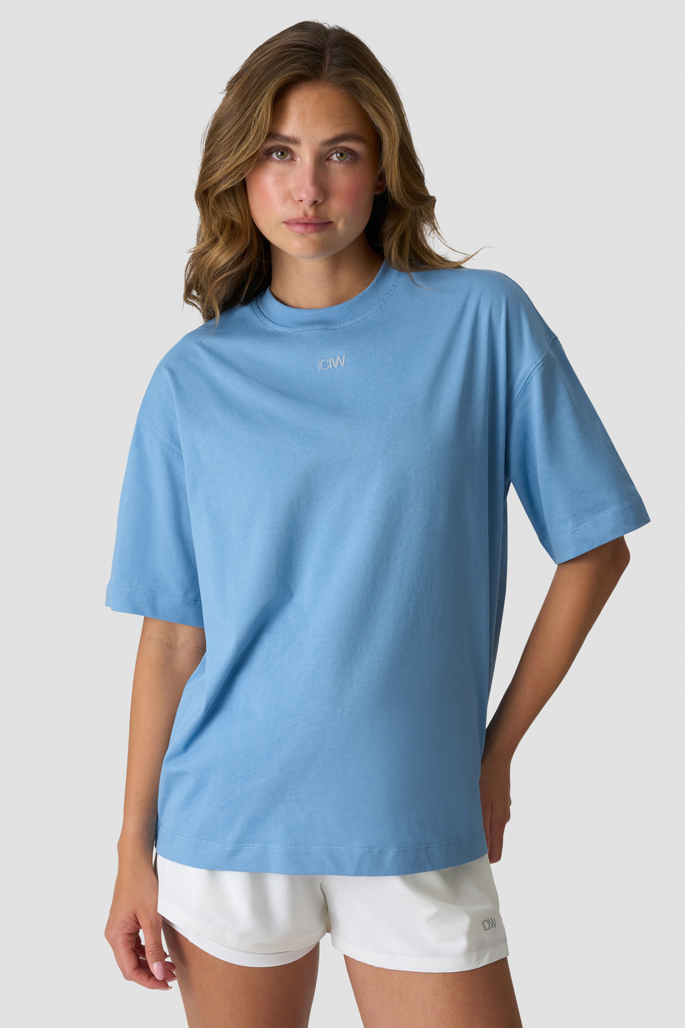 Everyday Oversized Tee Dove Blue - afbeelding 3