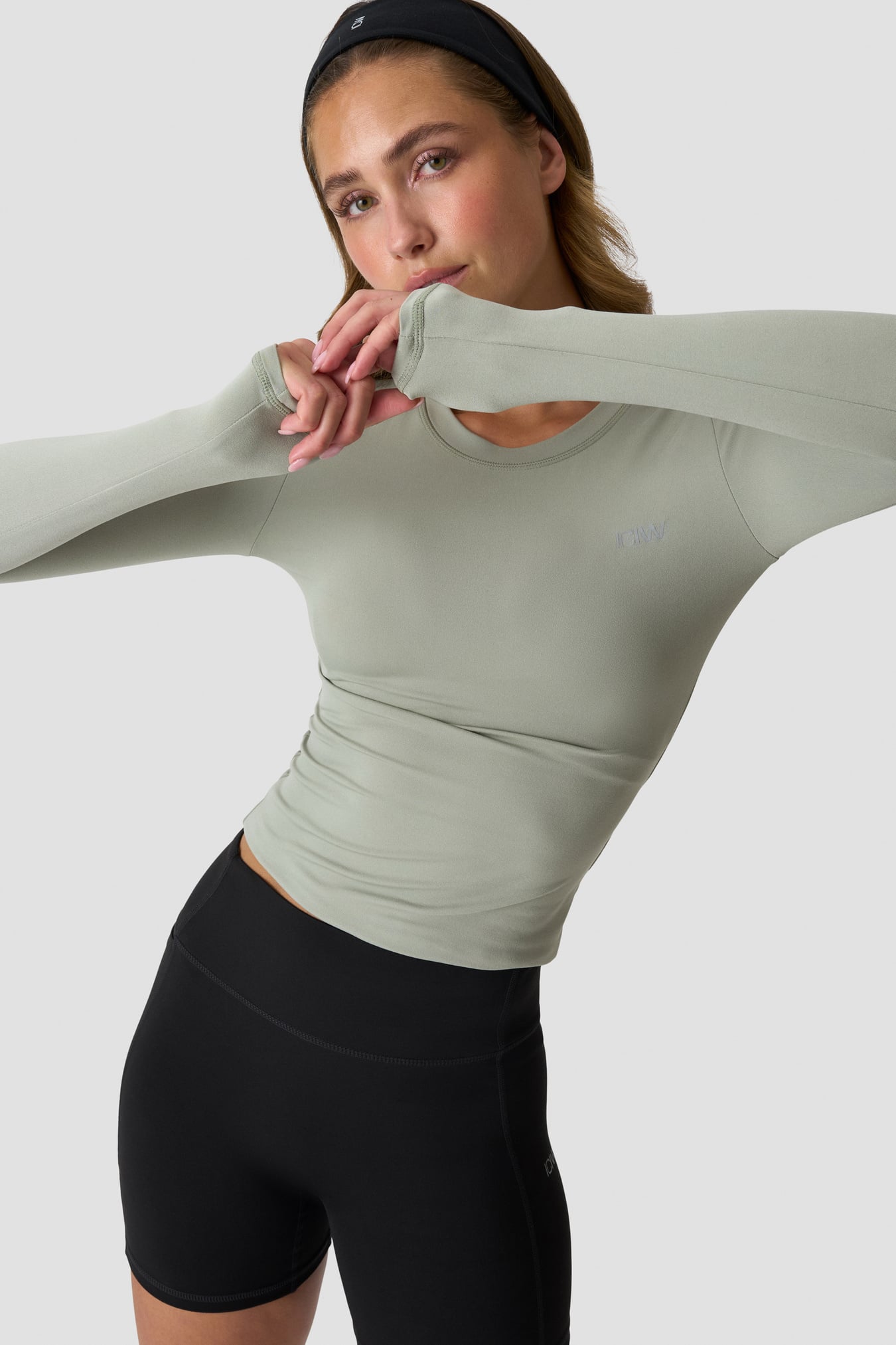 Luxe Long Sleeve Dusty Sage Green - image 1