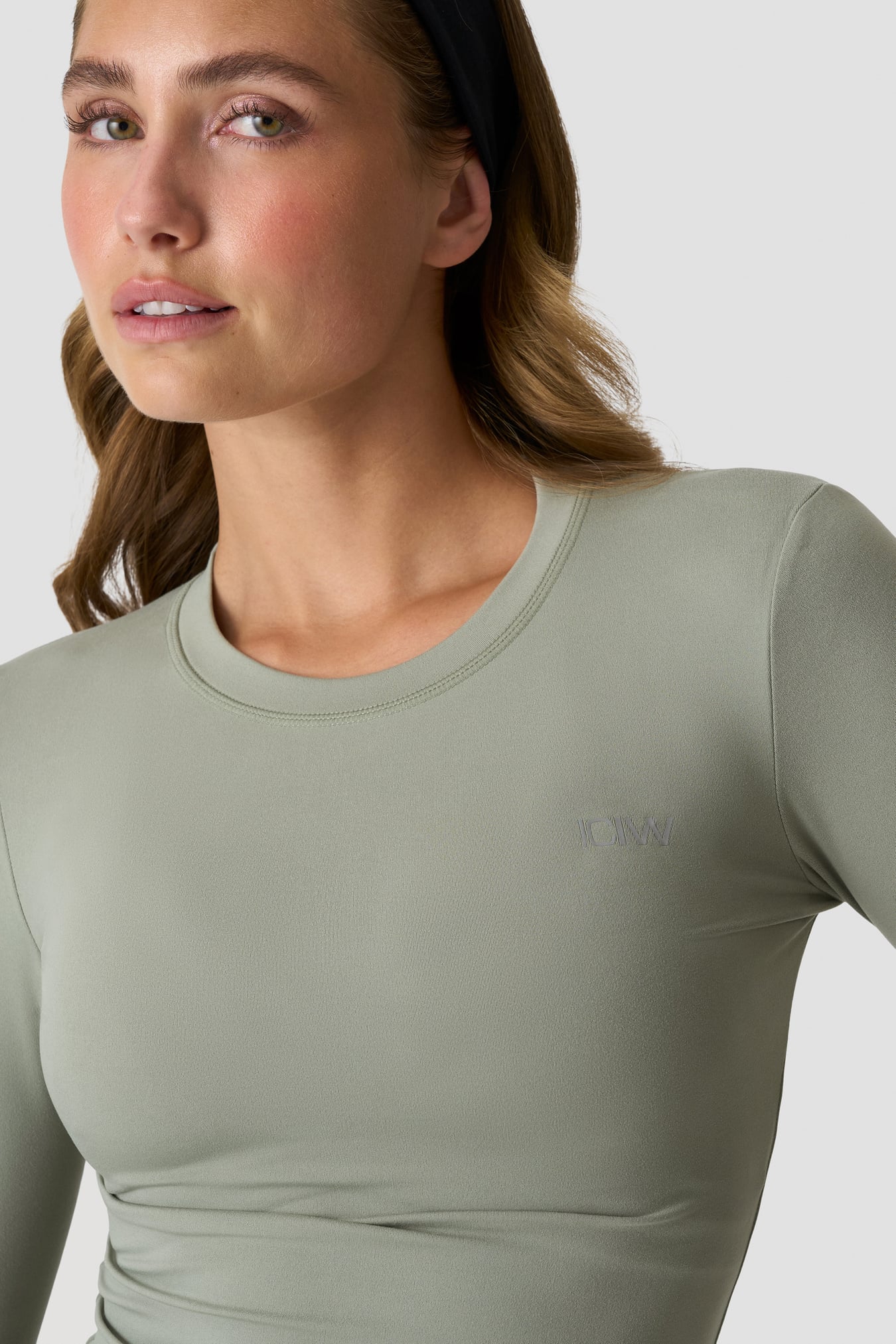 Luxe Long Sleeve Dusty Sage Green - image 3