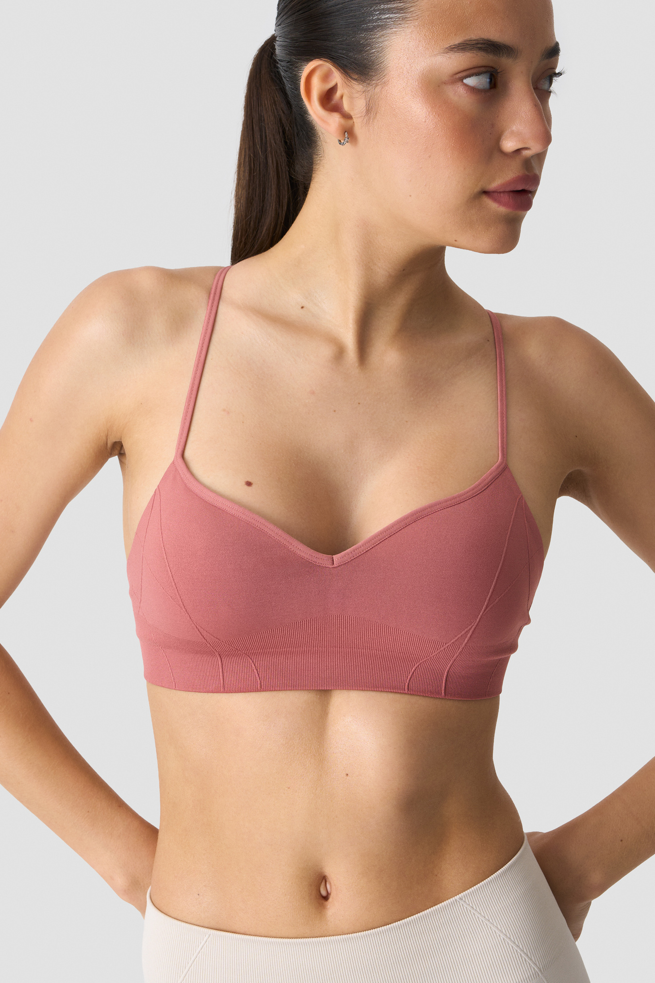 Shape Strappy Sports Bra Rust - image 3
