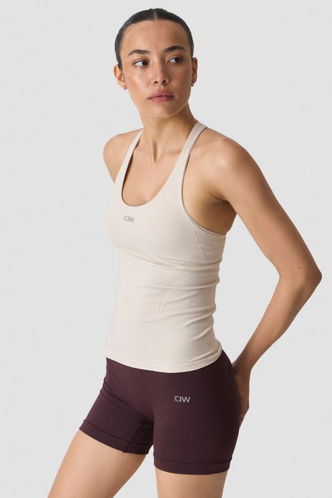 Shape Tank Top light beige