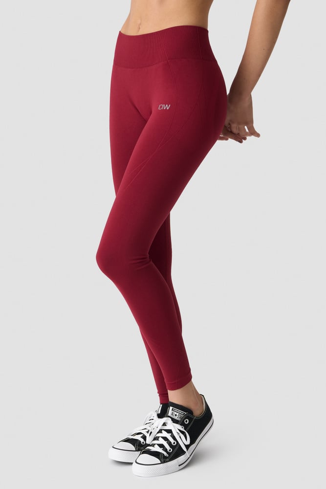 Shape Mid Waist Tights dark berry