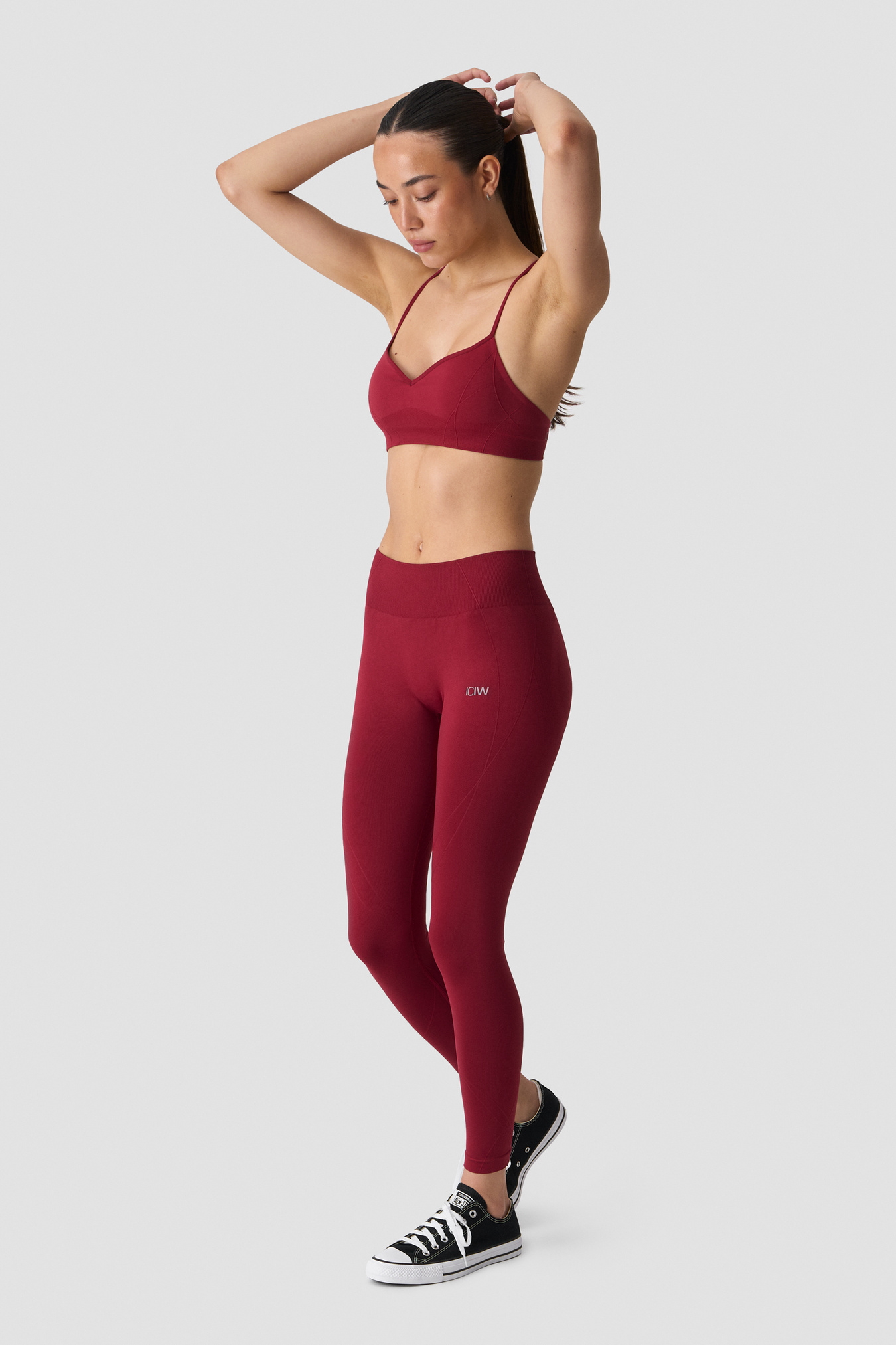 Shape Mid Waist Tights dark berry - image 5
