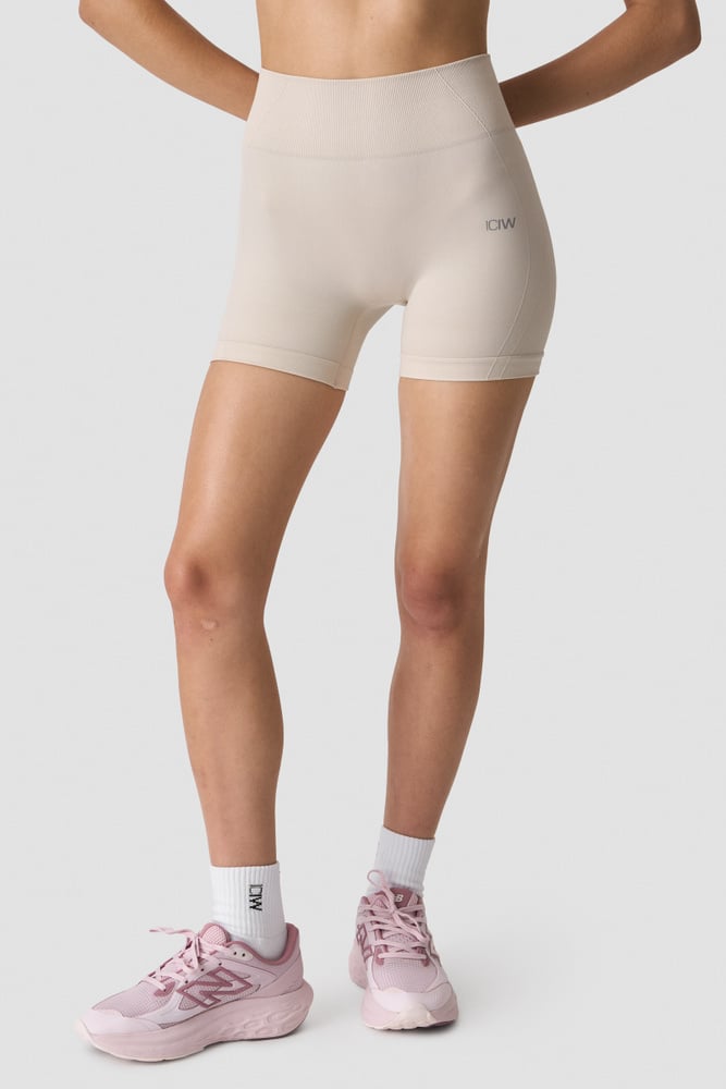 Shape High Waist Shorts light beige