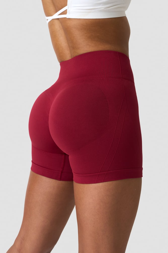 Shape High Waist Shorts Dark Berry