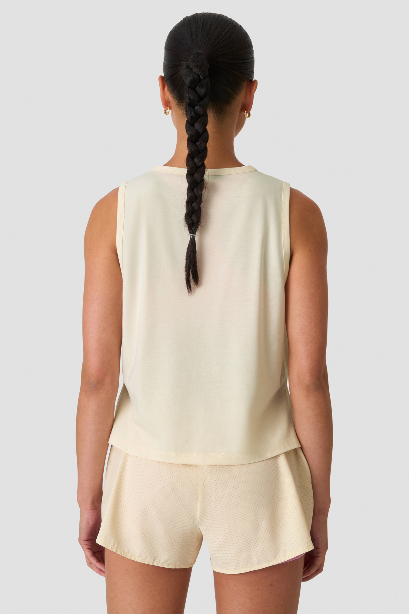 Mirage Cropped Singlet Pale lemon - kuva 2