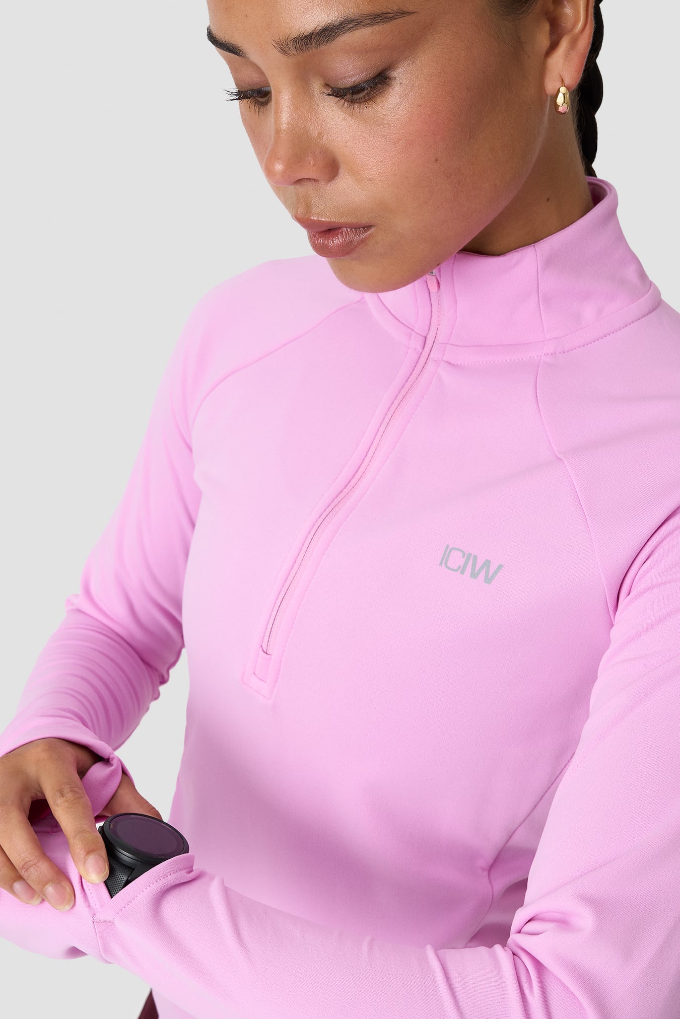 Mirage Midlayer 1/2 Zip Pink lotus - kuva 4