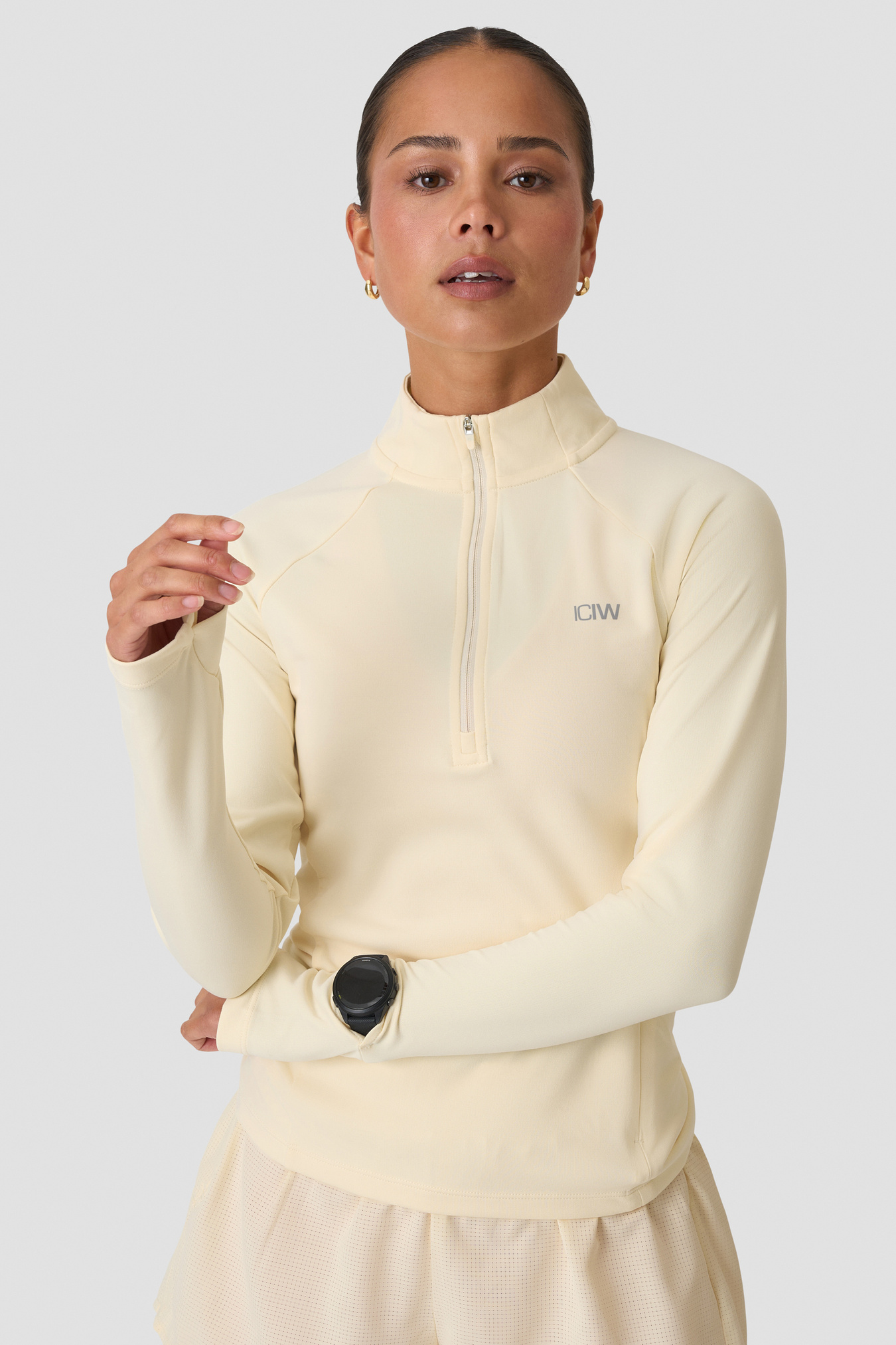 Mirage Midlayer 1/2 Zip Pale Lemon - kuva 3