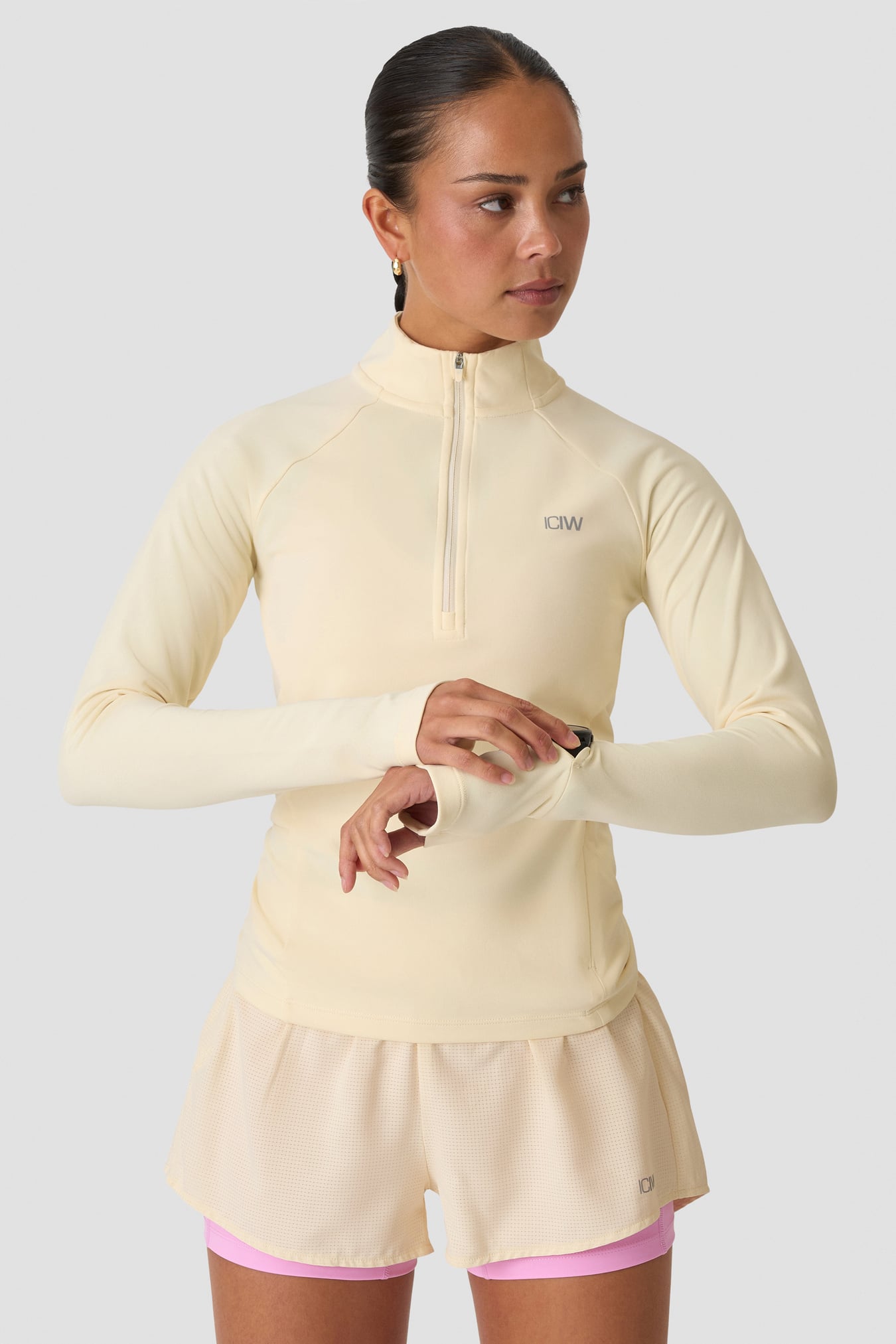 Mirage Midlayer 1/2 Zip Pale Lemon - kuva 1