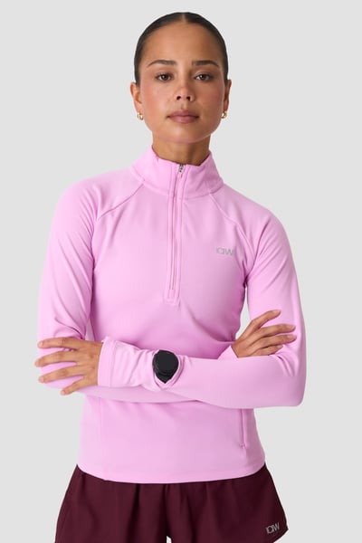 Mirage Midlayer 1/2 Zip Pink lotus - Pinkki