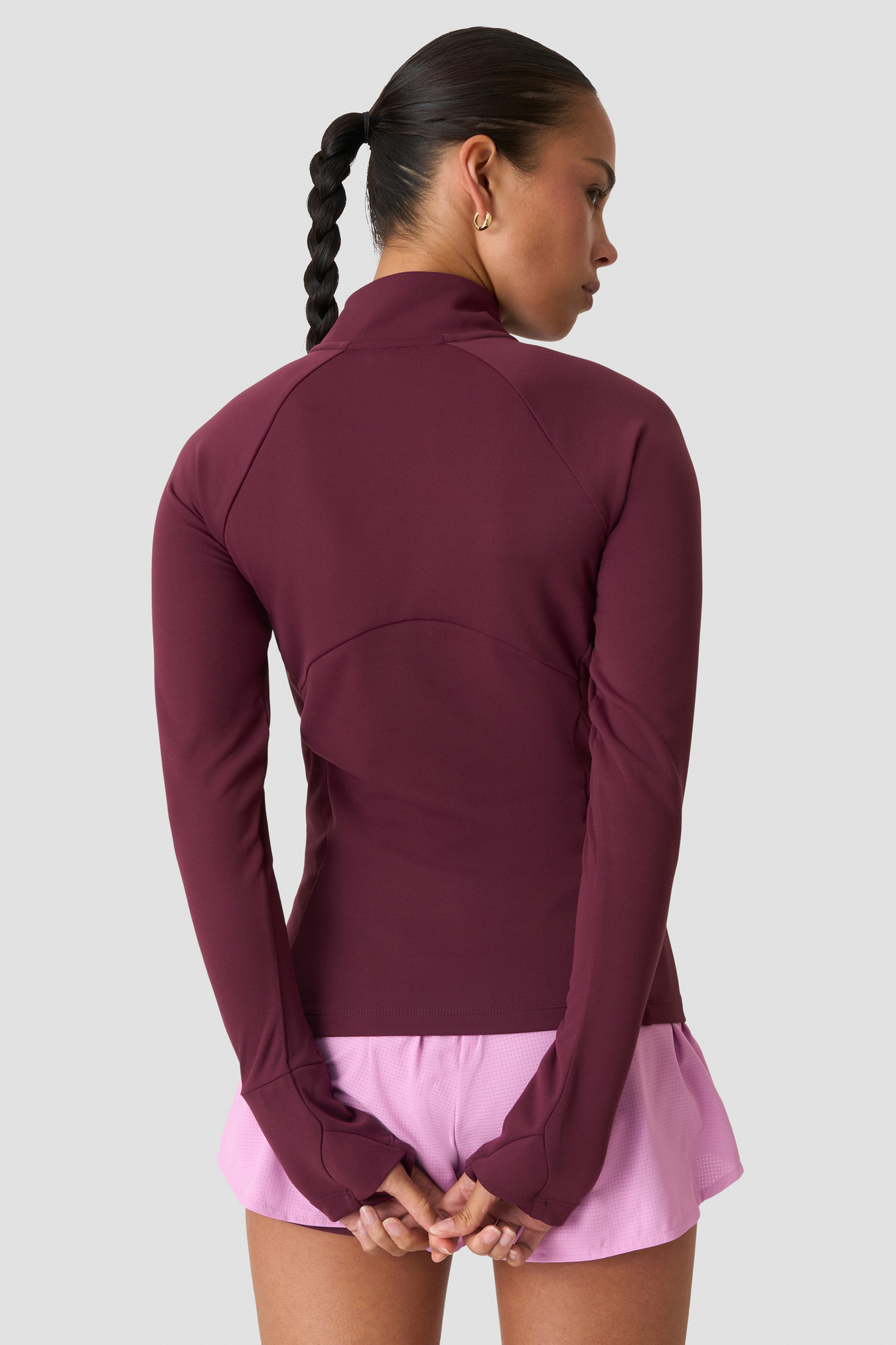 Mirage Midlayer 1/2 Zip Dark mahogany - kuva 2
