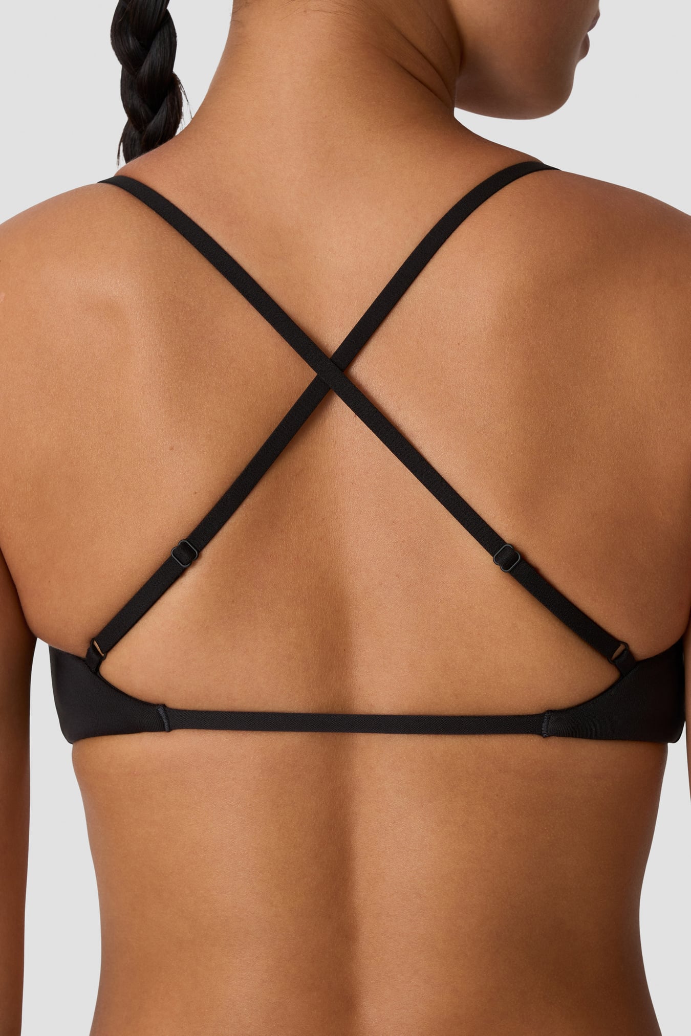 Luxe Strappy Sports Bra Black - image 3