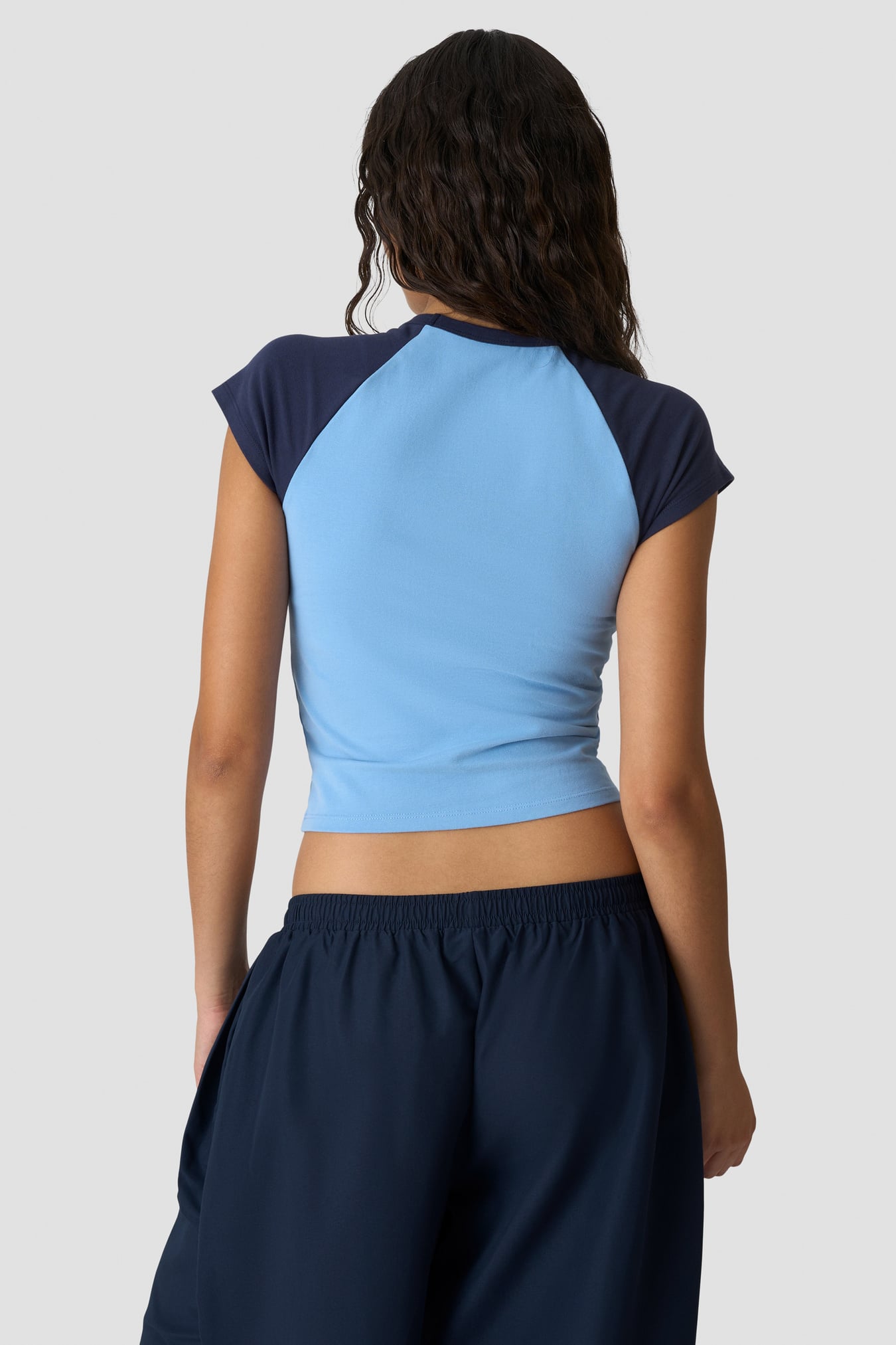 Everyday Raglan Tee Print Dove Blue - afbeelding 2