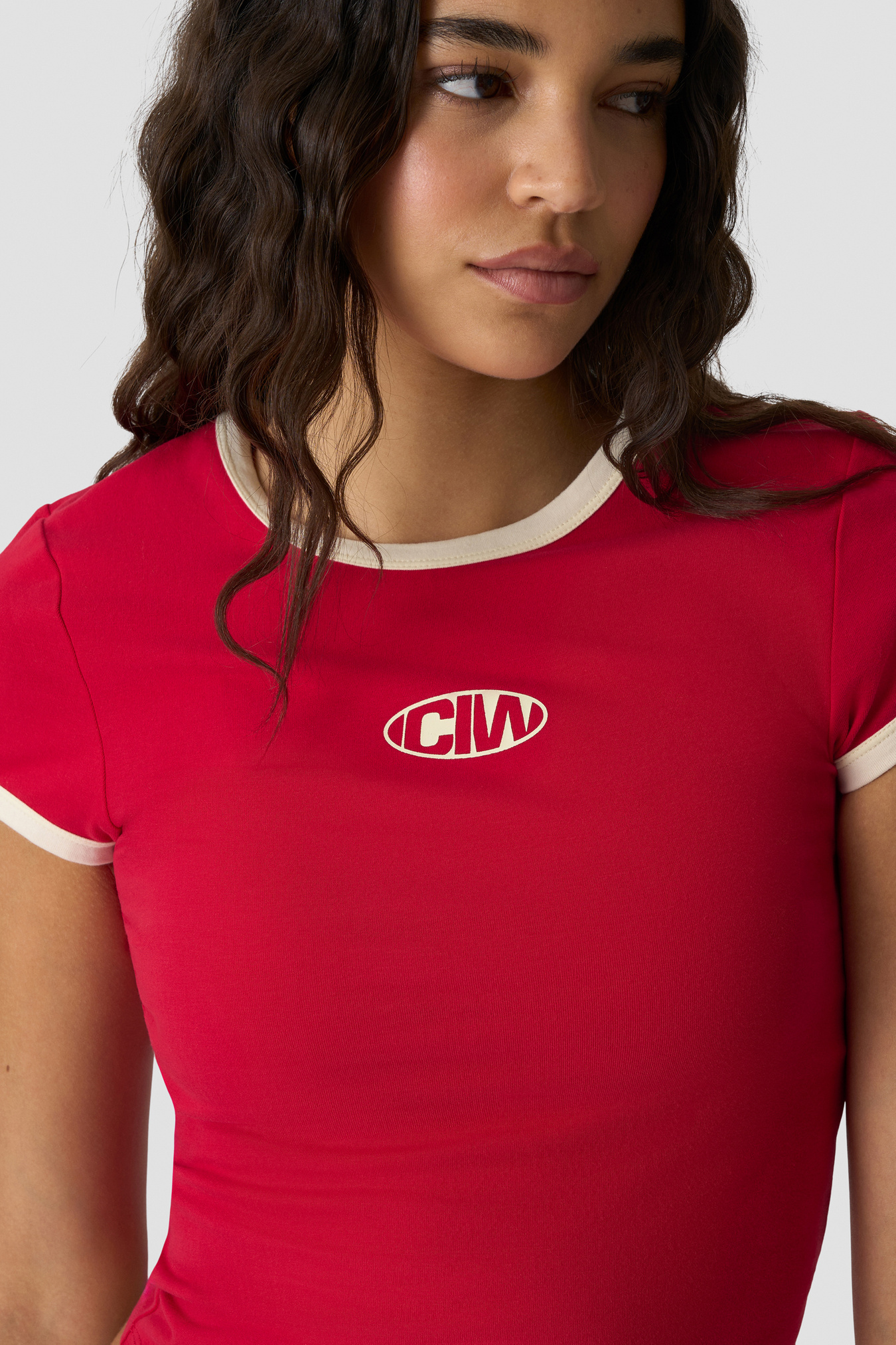 Everyday Baby Tee Print Bright Red - image 3