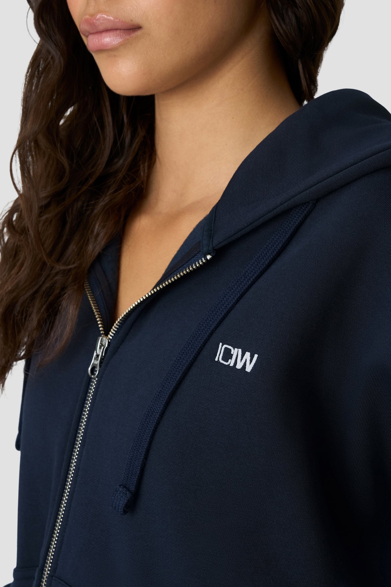Everyday Relaxed Hoodie Zip Midnight Blue - kuva 3