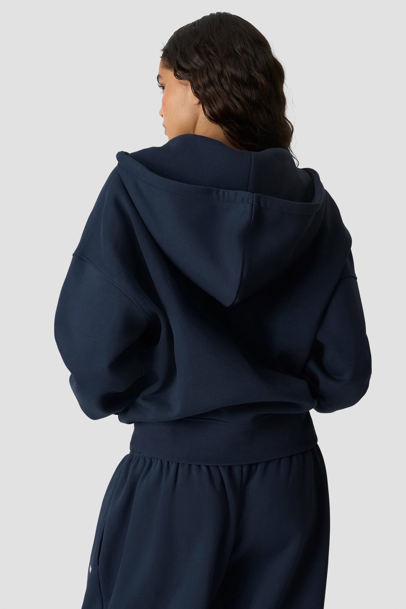 Everyday Relaxed Hoodie Zip Midnight Blue - kuva 2