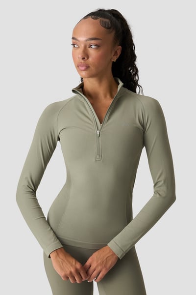 Define Seamless 1/2 Zip Willow Green - Grün