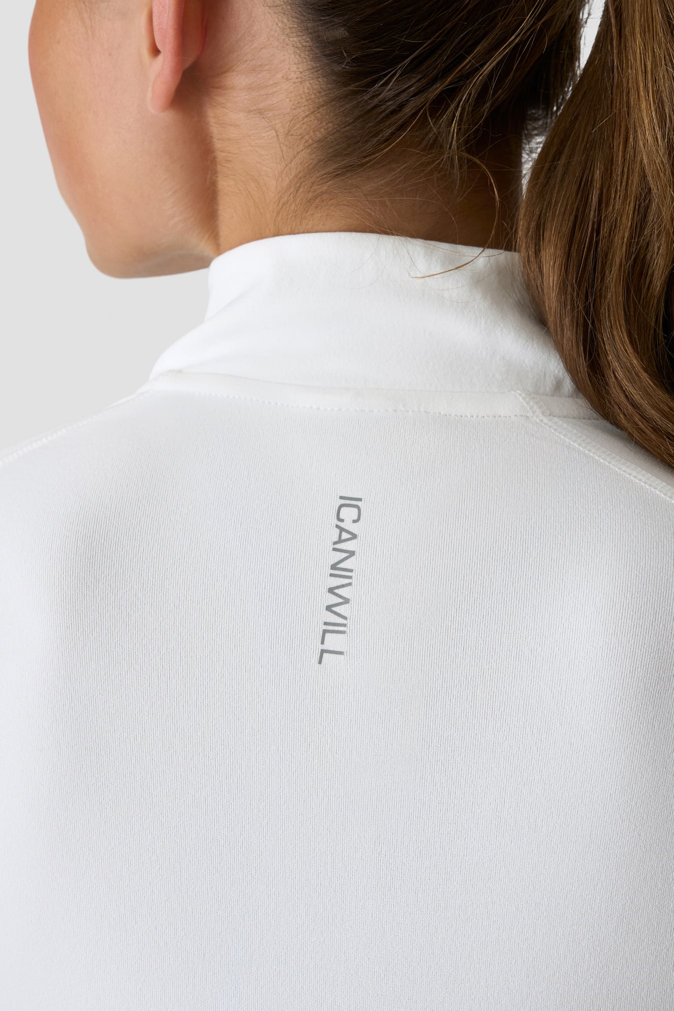 Define Seamless 1/2 Zip White Snow - image 5