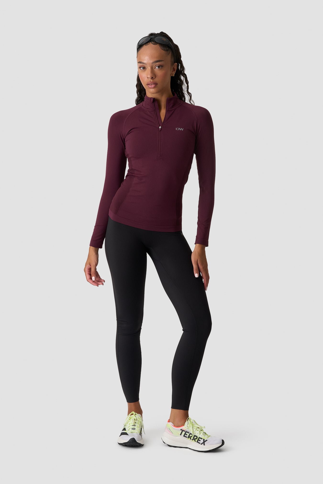 Define Seamless 1/2 Zip Maroon - Bild 5