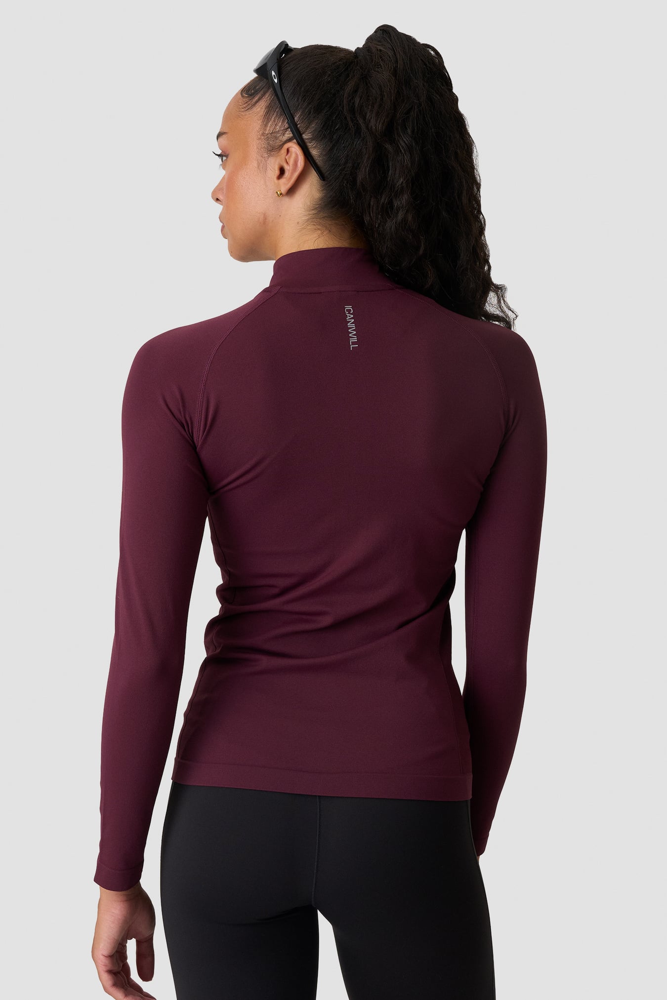 Define Seamless 1/2 Zip Maroon - Bild 2