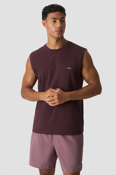 Workout Sleeveless Tee espresso - Marrone