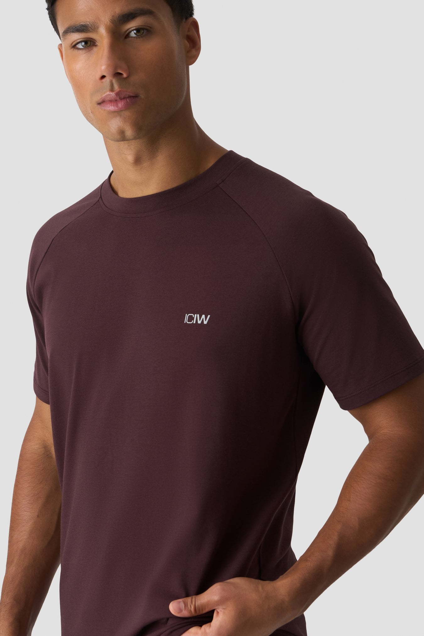 Workout Raglan Tee Espresso - immagine $