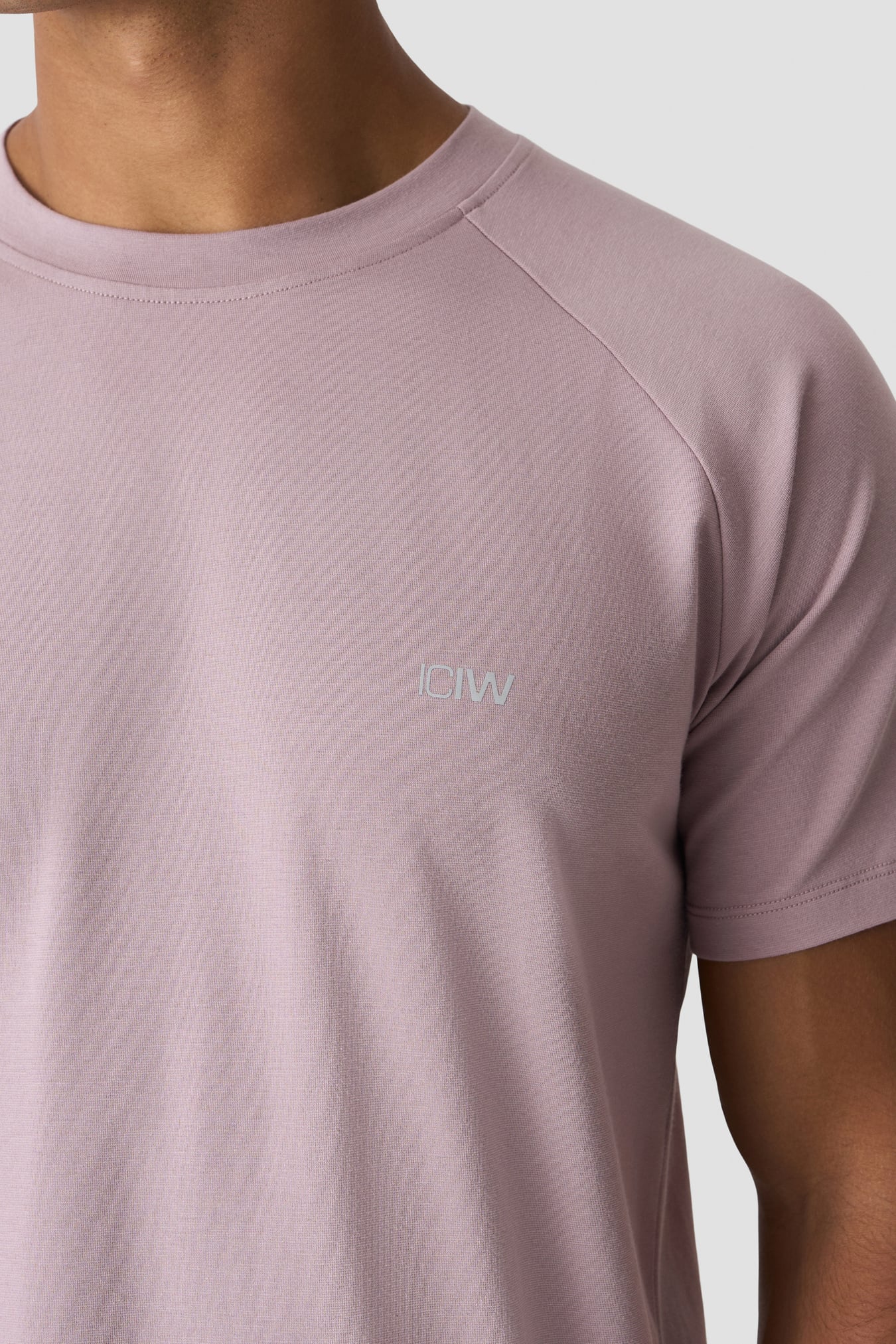 Workout Raglan Tee Dove grey - immagine $