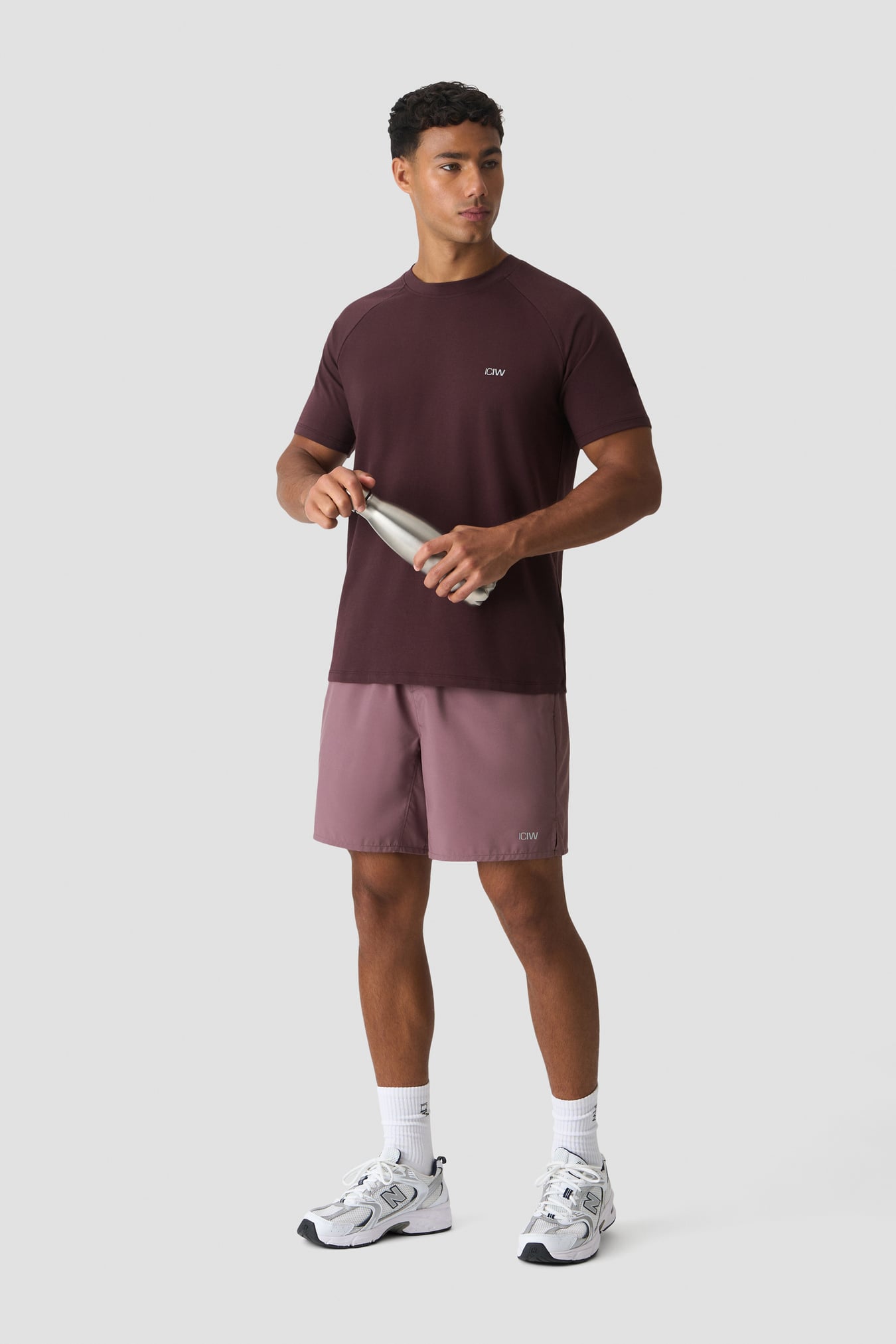 Workout Raglan Tee Espresso - immagine $