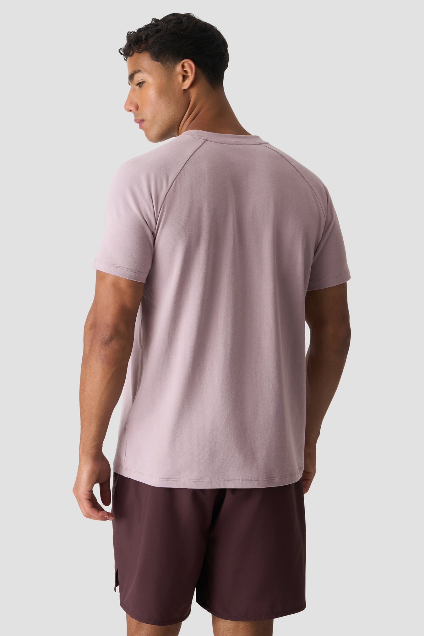 Workout Raglan Tee Dove grey - immagine $