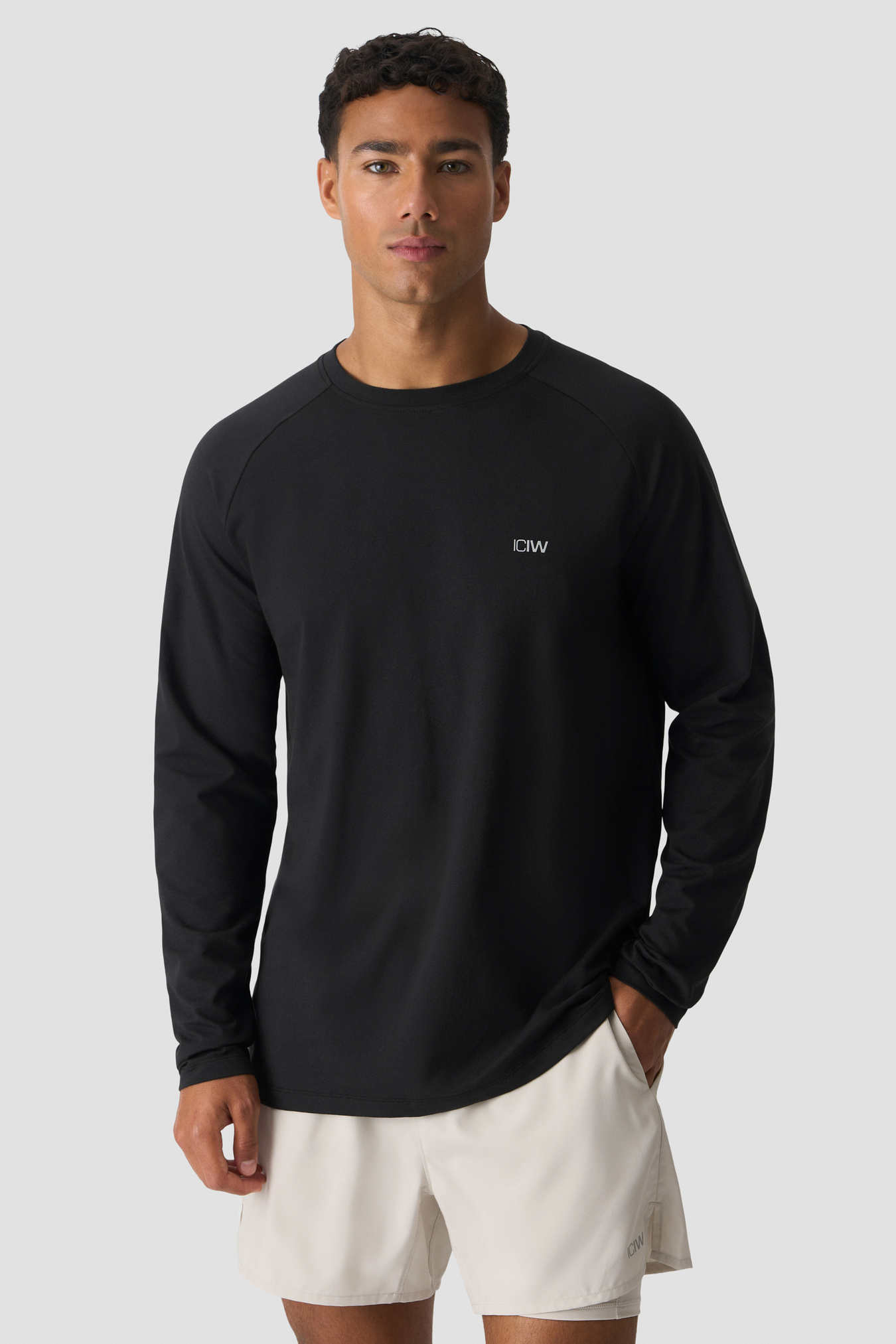 Workout Raglan Long Sleeve Black - Bild 1