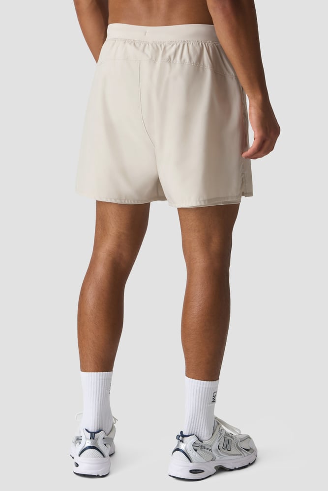 Workout 2-in-1 Shorts 5" Light Beige