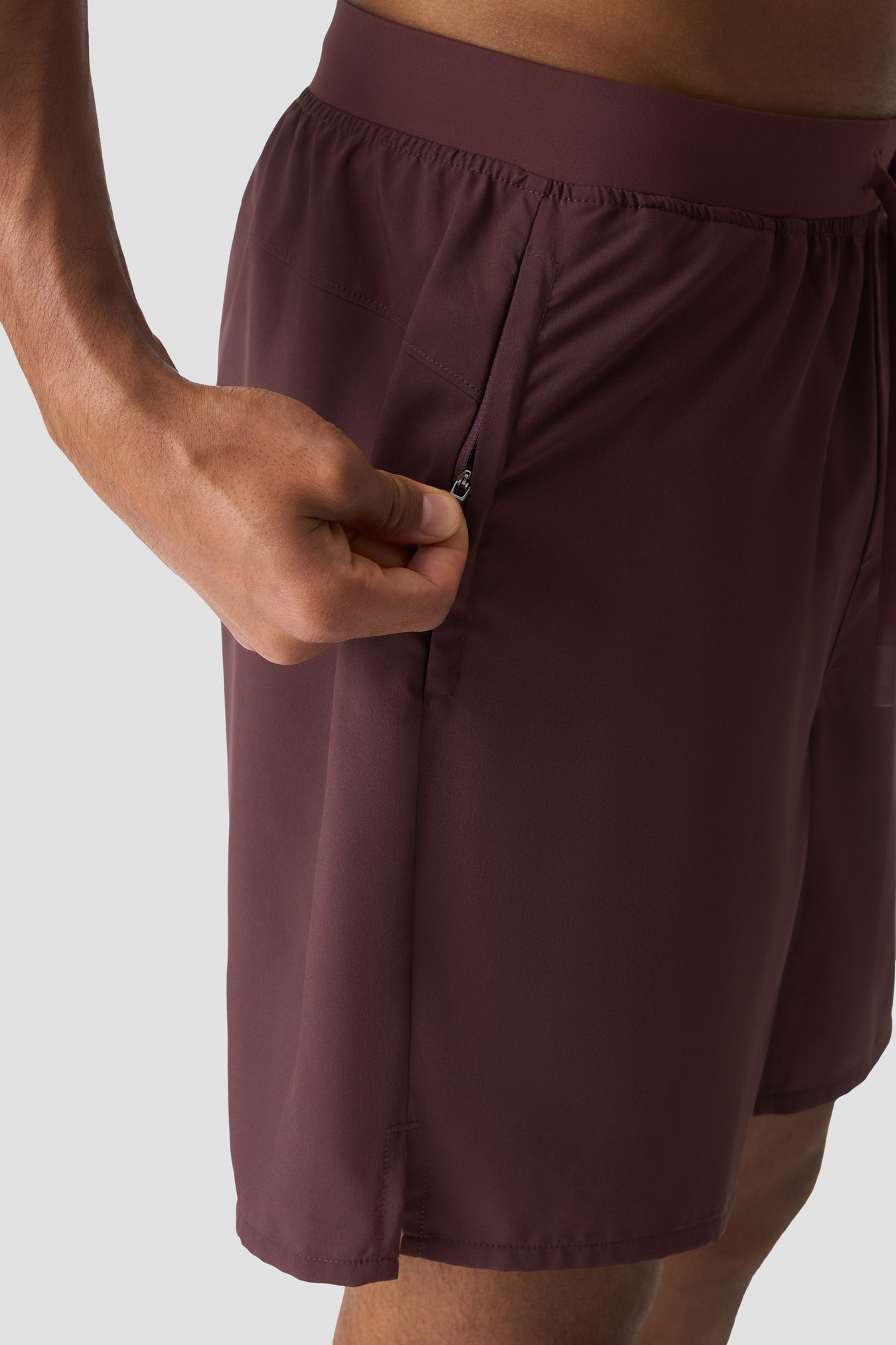 Workout Shorts 7" Espresso - immagine $
