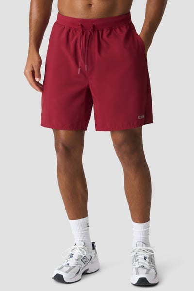 Workout Shorts 7" dark berry - Rosso