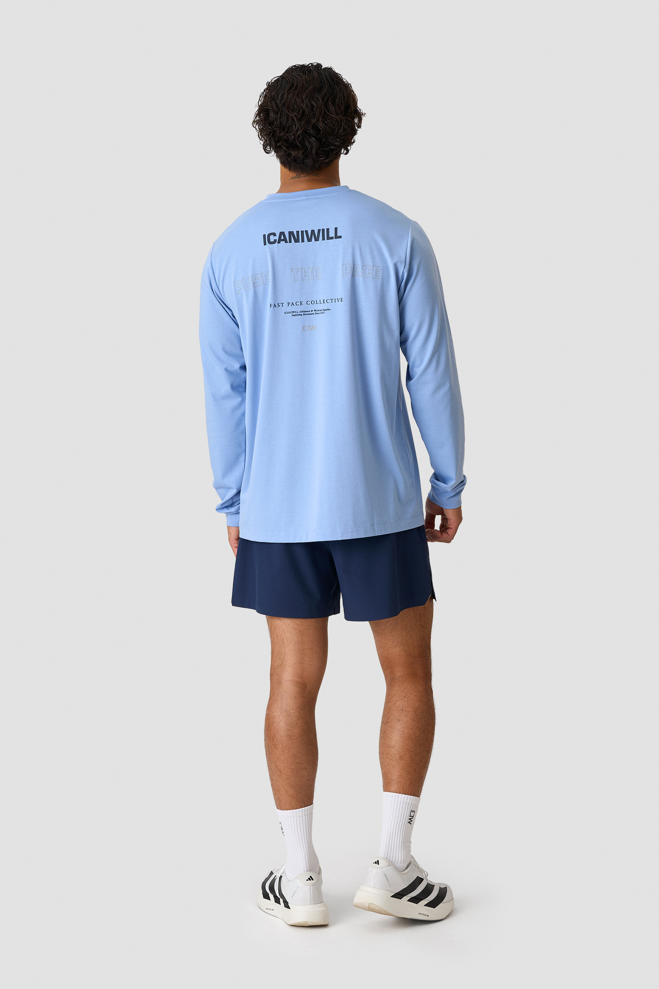 Mirage Dri-release Long Sleeve Print Midday blue - bild 5