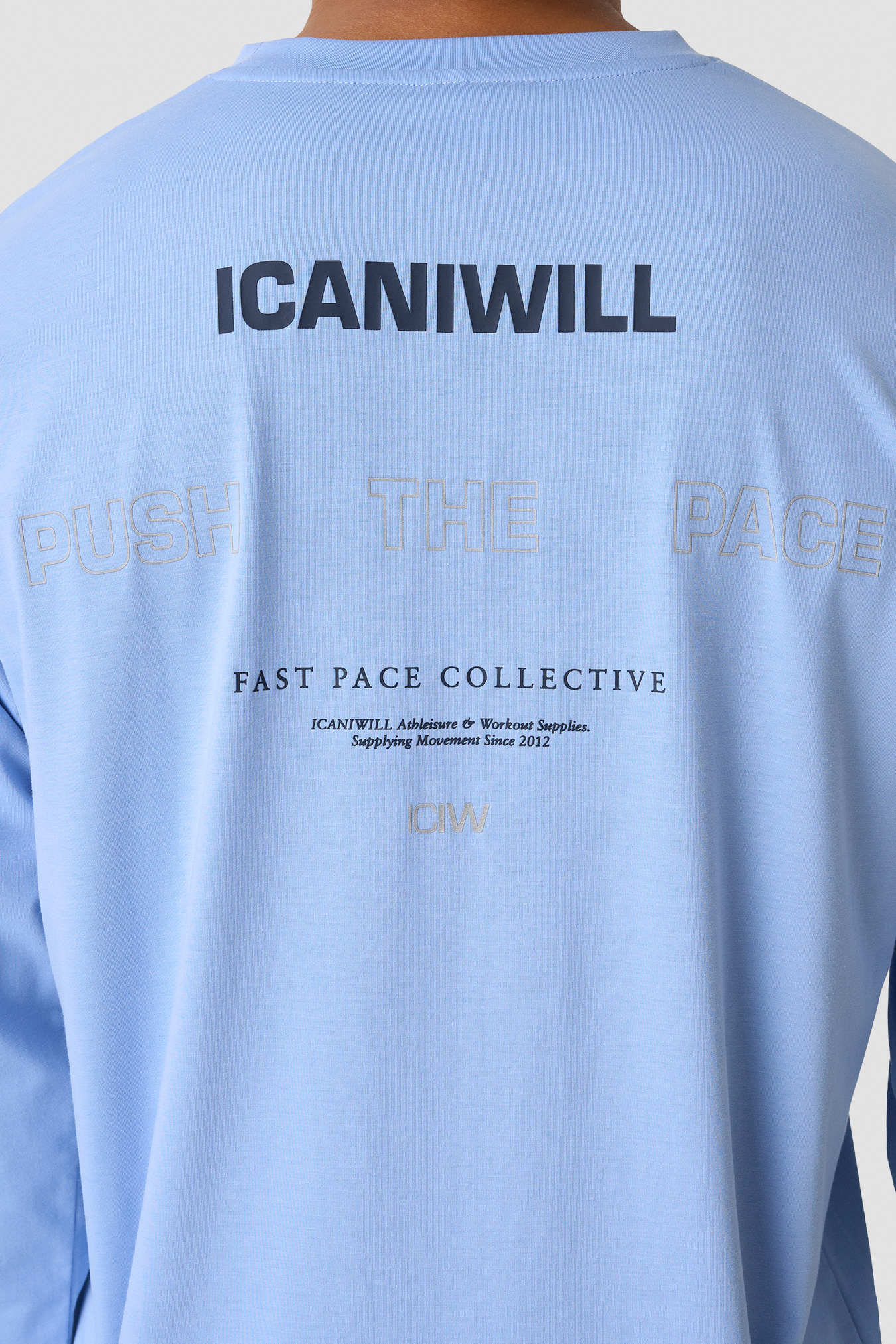 Mirage Dri-release Long Sleeve Print Midday blue - bild 3