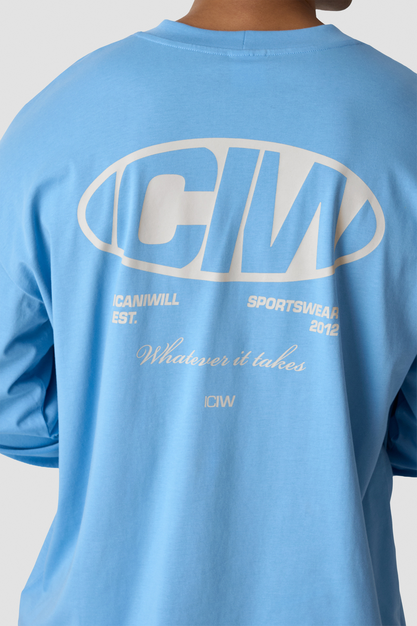 Everyday Long Sleeve Print Dove Blue - image 4