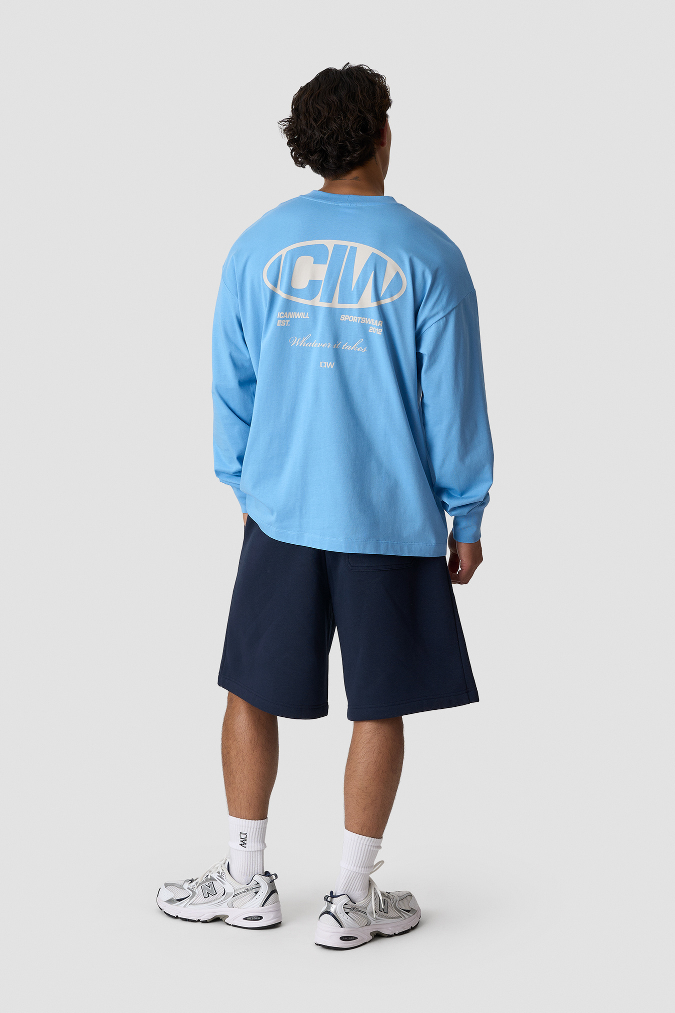 Everyday Long Sleeve Print Dove Blue - image 6
