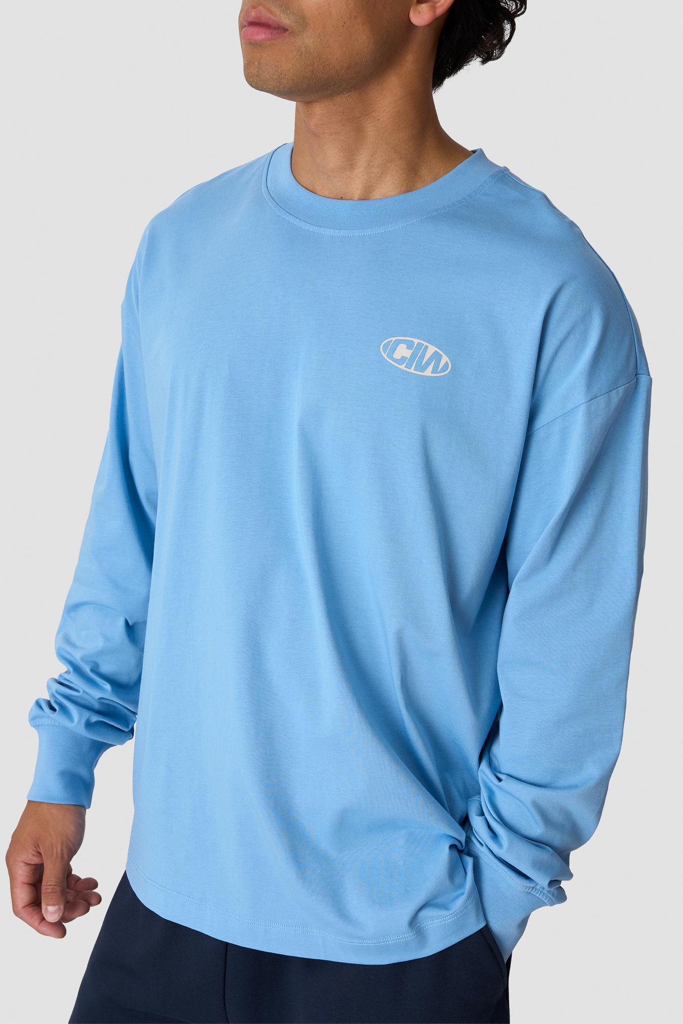 Everyday Long Sleeve Print Dove Blue - image 5