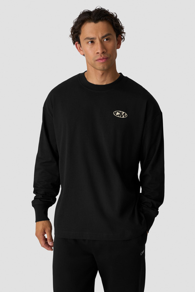 Everyday Long Sleeve Print Black - Black