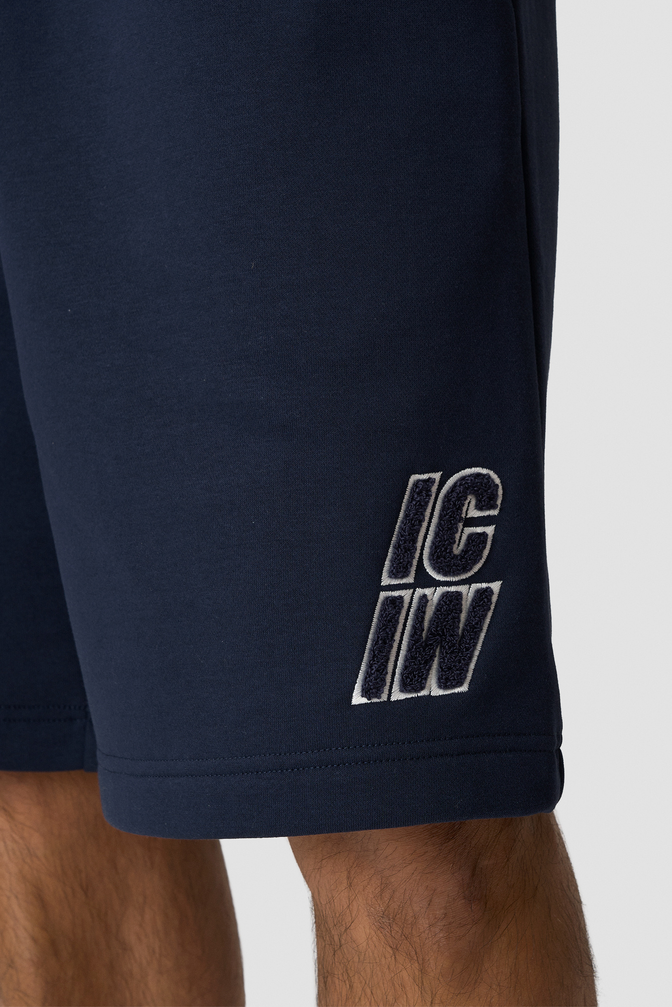 Everyday Relaxed Sweat Shorts Terry Print Midnight Blue - afbeelding 6
