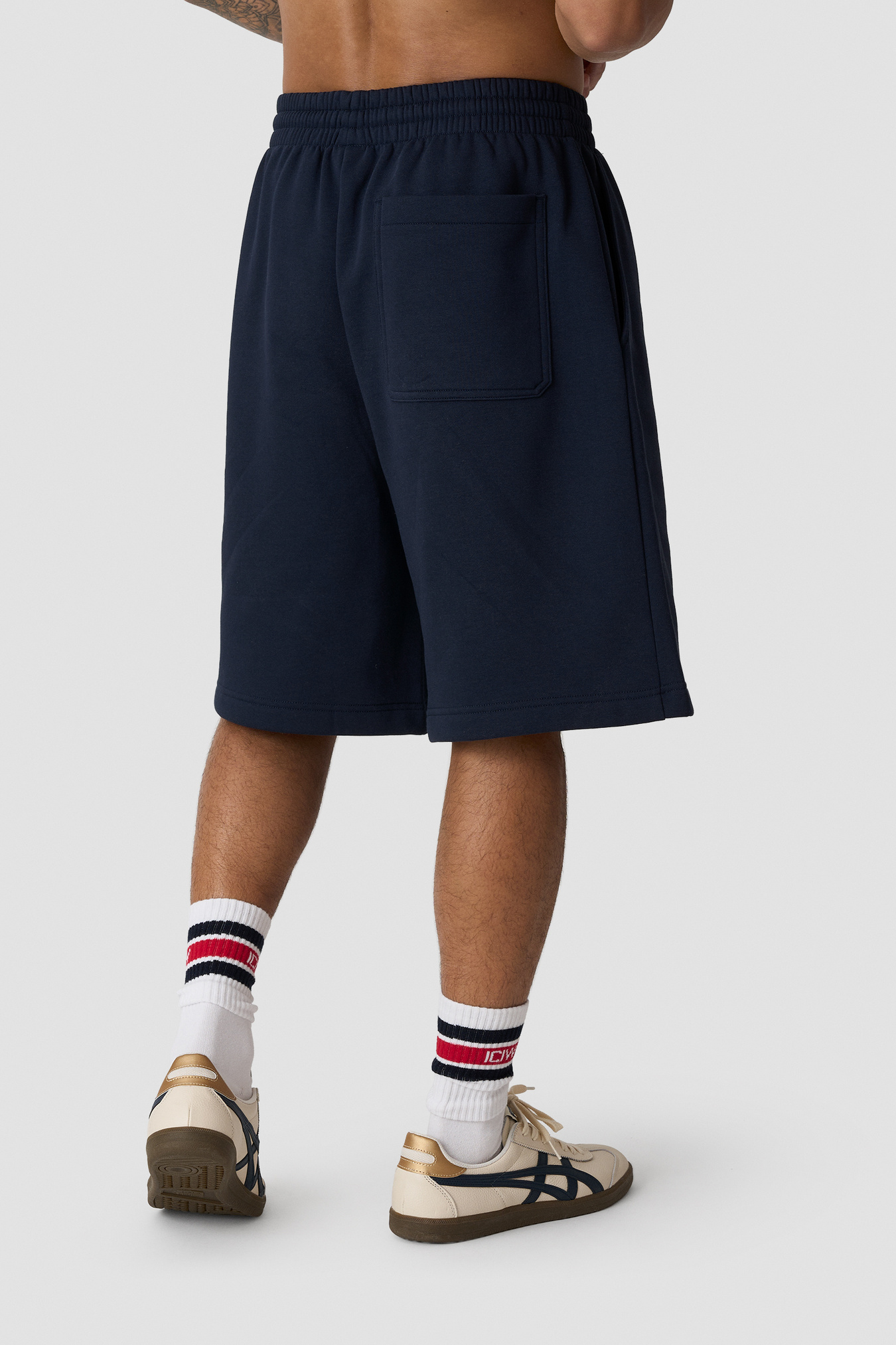 Everyday Relaxed Sweat Shorts Terry Print Midnight Blue - afbeelding 2