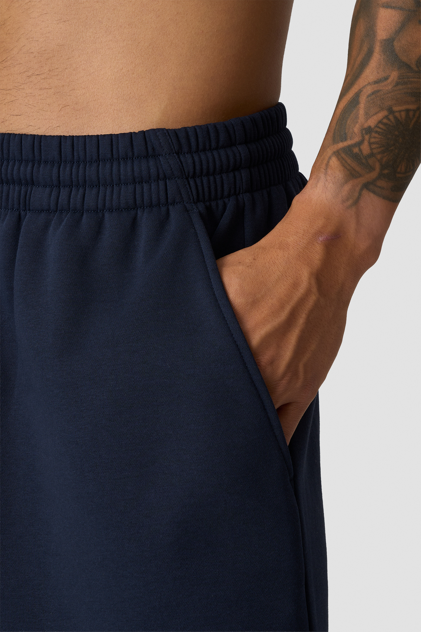 Everyday Relaxed Sweat Shorts Terry Print Midnight Blue - afbeelding 5