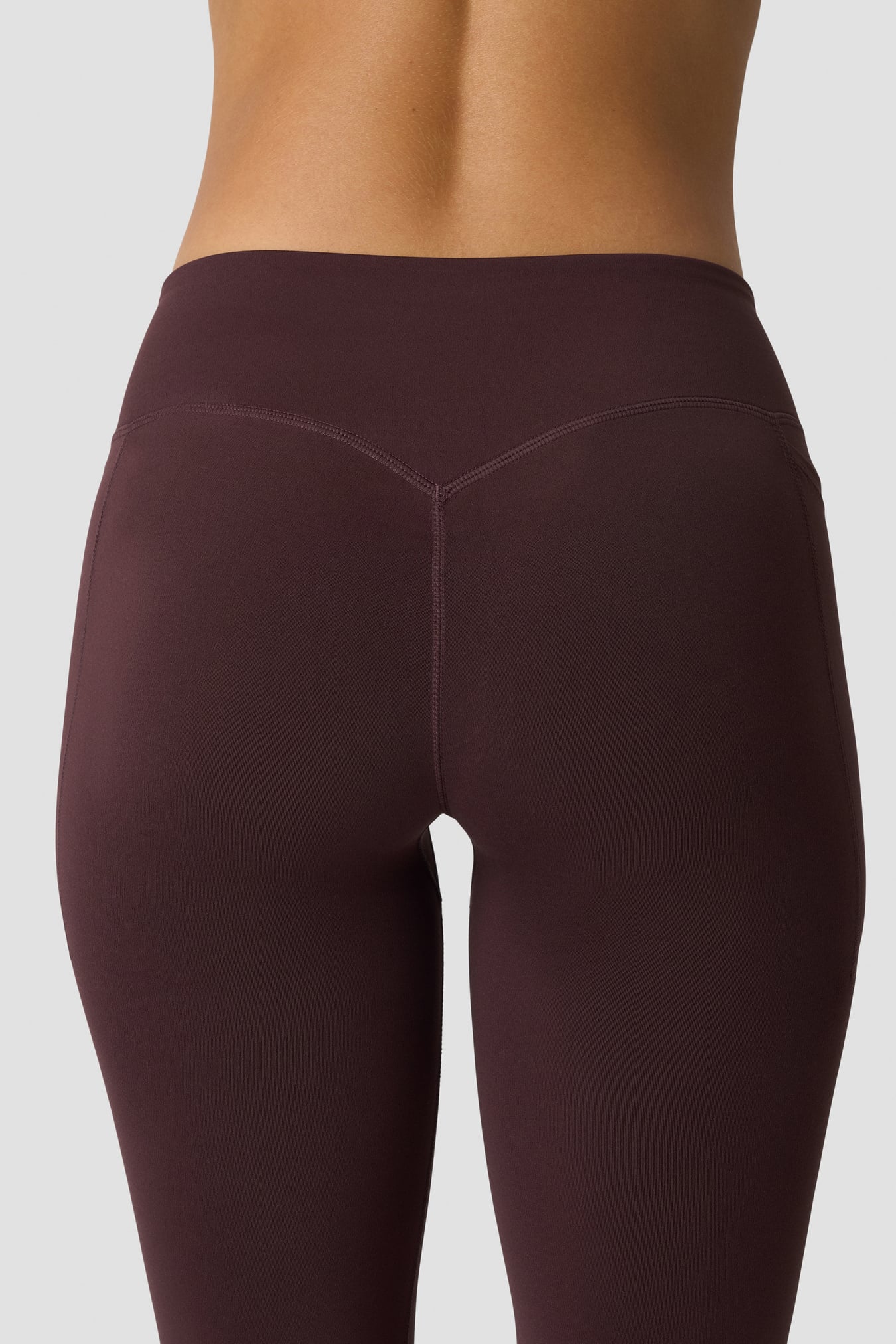 Luxe Mid Rise Flare Tights Espresso - image 4