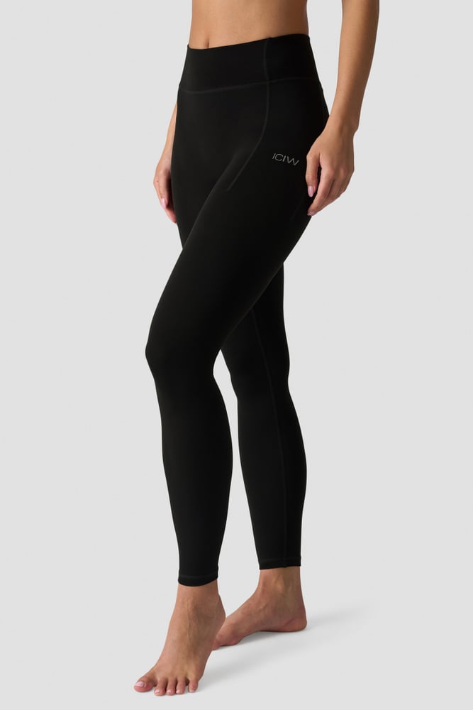 Luxe Mid Rise Tights Black