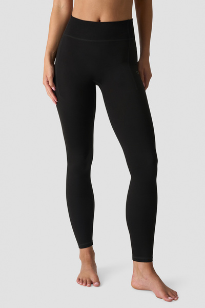 Luxe Mid Rise Tights Black - Black