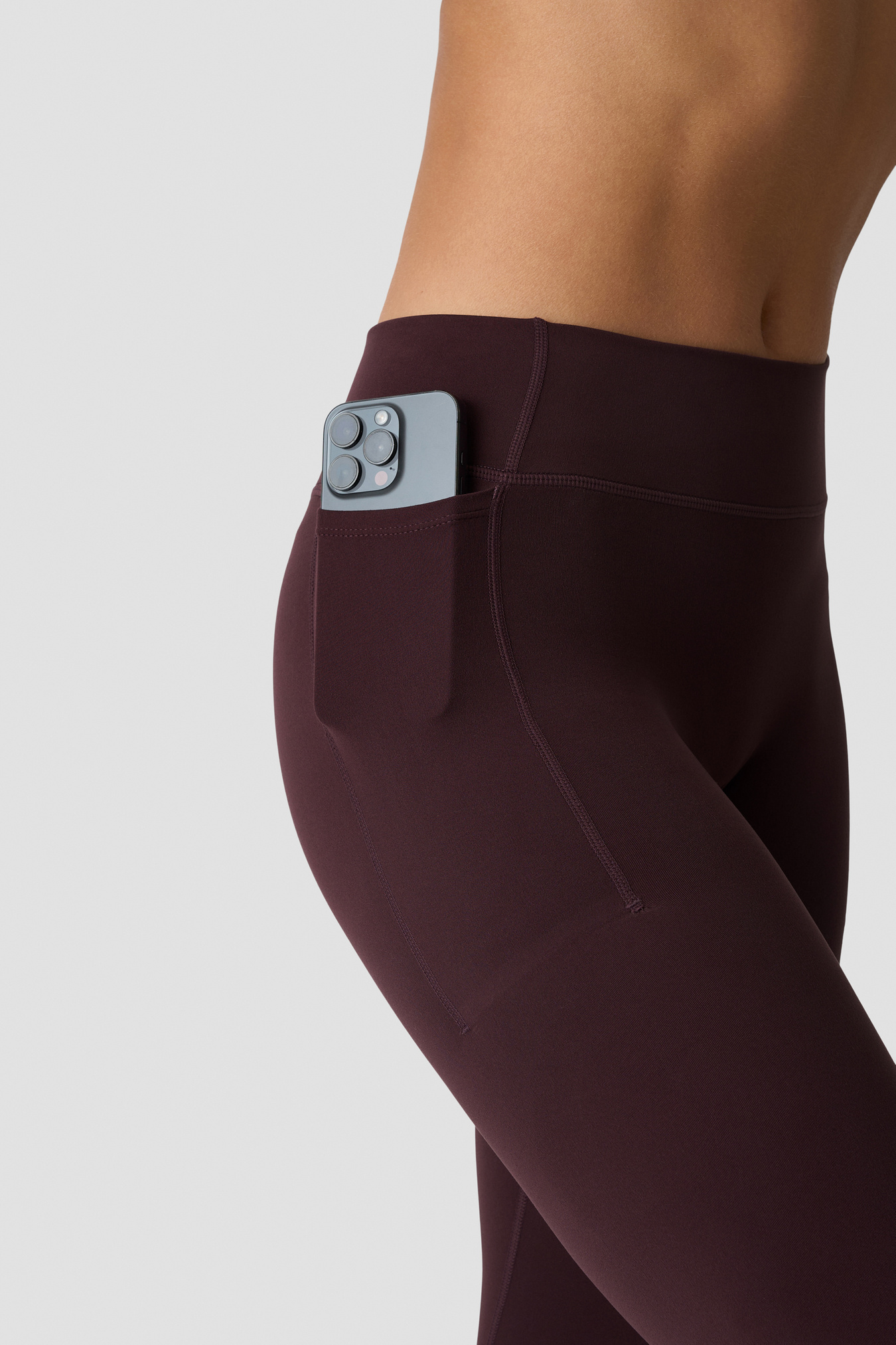 Luxe Mid Rise Tights Espresso - image 6