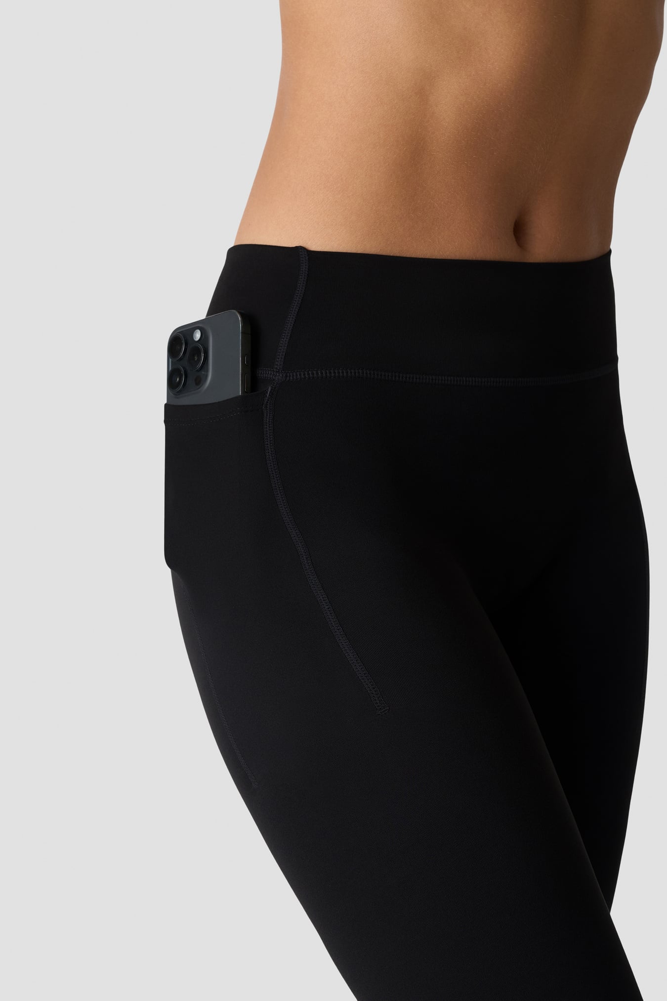 Luxe Mid Rise Tights Black - image 5